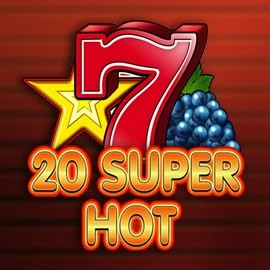 20 Super Hot slot logo by Amusnet Interactive at Wazamba Casino