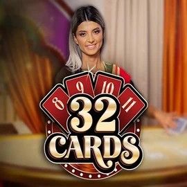 32 Cards slot logo by Ezugi at Wazamba Casino