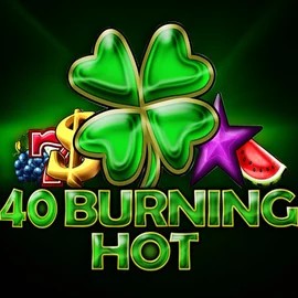 40 Burning Hot logo by Amusnet Interactive Wazamba Casino