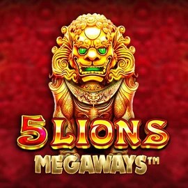Official Slots logo: 5 Lions Megaways by Pragmatic Play at Wazamba Casino