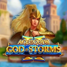 Try Age Of The Gods: God Of Storms 2 slot by Playtech on wazambakazino.com – logo image