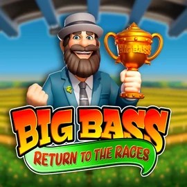 Big Bass Return to the Races logo – Slots by Pragmatic Play at Wazamba Casino