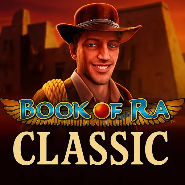 Book of Ra Classic game by Novomatic – logo hosted on Wazamba Casino