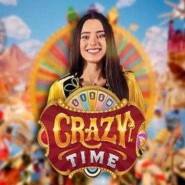 Crazy Time logo – Live Casino by Evolution at Wazamba Casino