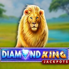 Official Jackpots logo: Diamond King Jackpots by SpinPlay Games at Wazamba Casino