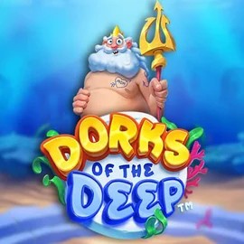 Dorks of the Deep slot logo by Hacksaw Gaming at Wazamba Casino