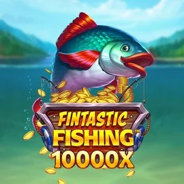 Fintastic Fishing online game logo by Foxium on wazambakazino.com
