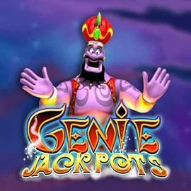 Genie Jackpots logo by Blueprint Gaming at Wazamba Casino