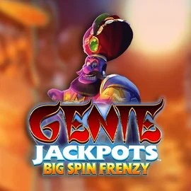 Genie Jackpots: Big Spin Frenzy online game logo by Blueprint Gaming on wazambakazino.com