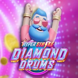 Hyper Strike Diamond Drums logo by Gameburger Studios Wazamba Casino