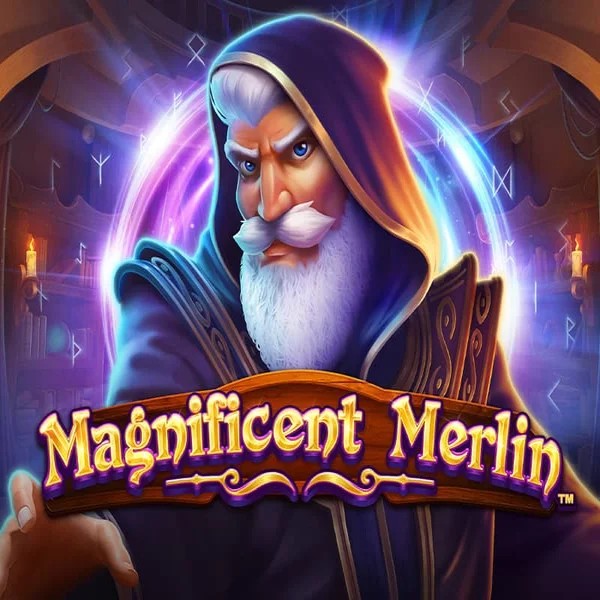 Magnificent Merlin by Greentube, showcased at wazambakazino.com – game logo