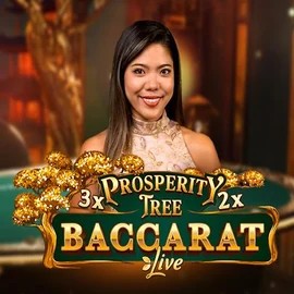 Prosperity Tree Baccarat casino game by Evolution – featured logo at Wazamba Casino