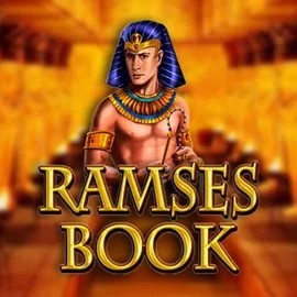 Ramses Book slot logo by Gamomat at Wazamba Casino