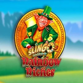 Slingo Rainbow Riches casino game by Gaming Realms – featured logo at Wazamba Casino