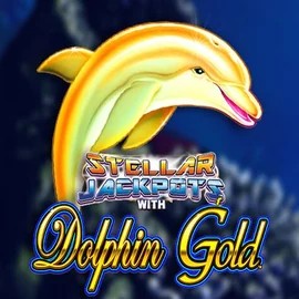 Dolphin Gold with Stellar Jackpots logo – Jackpots by Lightning Box Game at Wazamba Casino