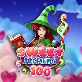 Sweet Alchemy 100 slot logo by Play’n GO at Wazamba Casino