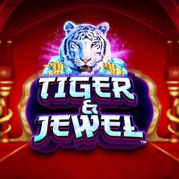 Slots logo of Tiger and Jewel from Greentube at Wazamba Casino